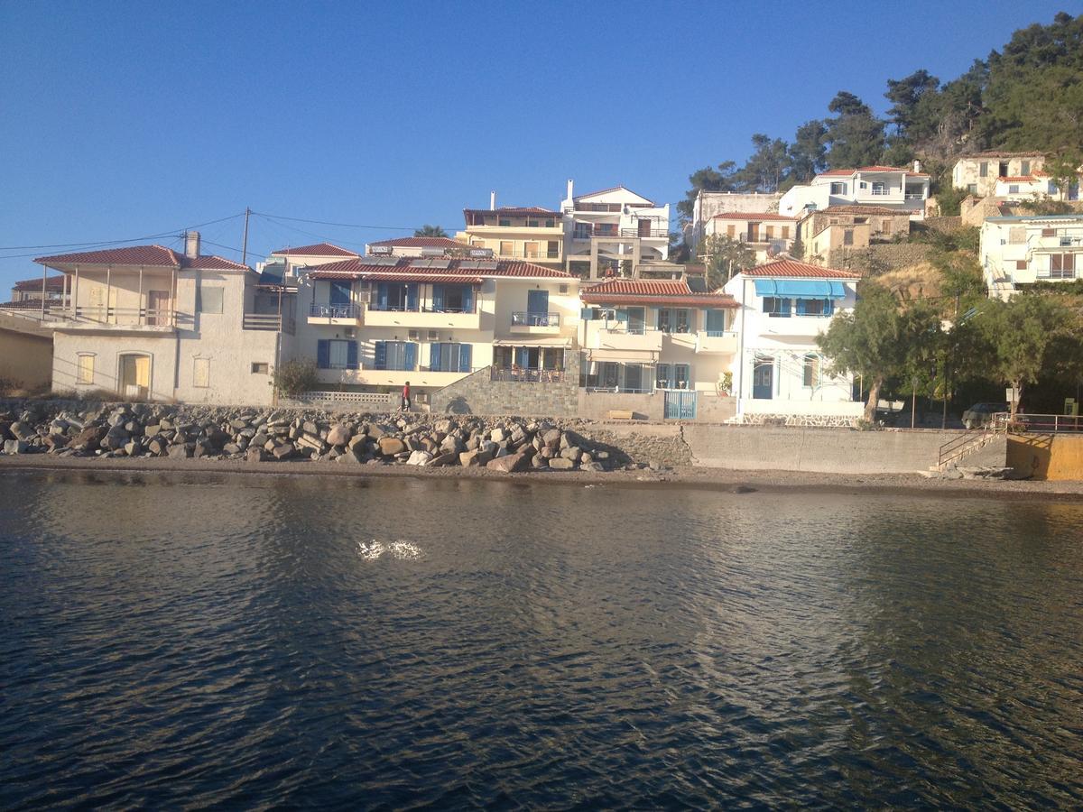 Hotel Kyma Skala Eresou Bagian luar foto