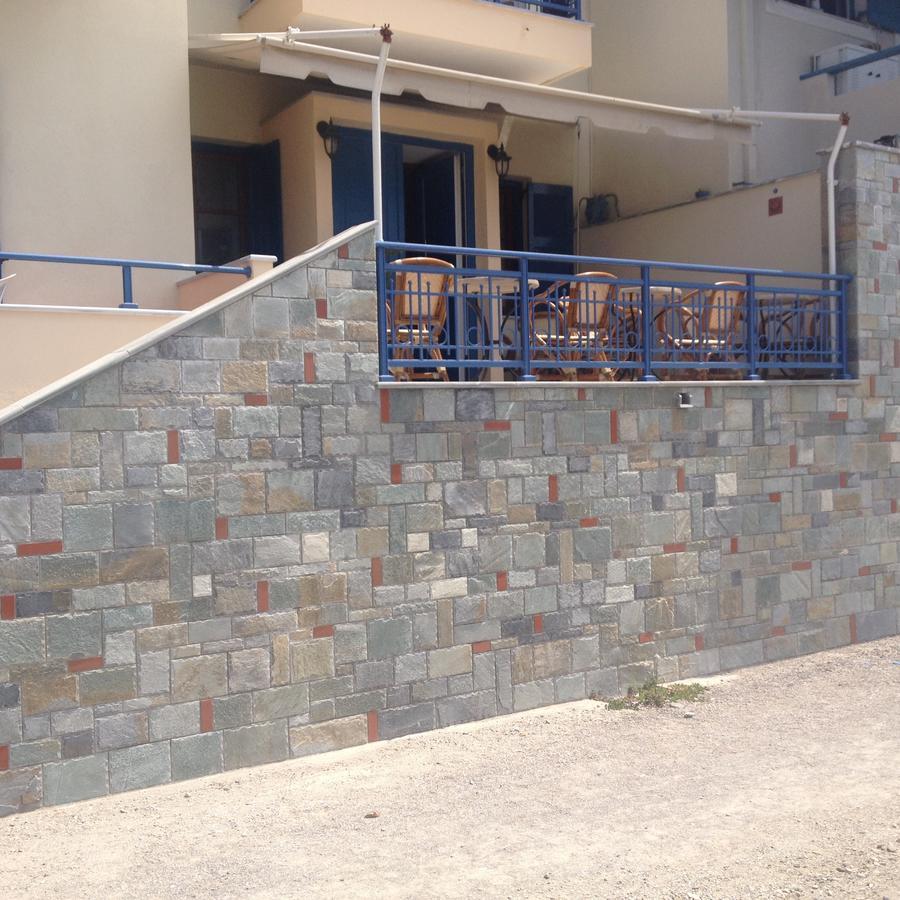 Hotel Kyma Skala Eresou Bagian luar foto