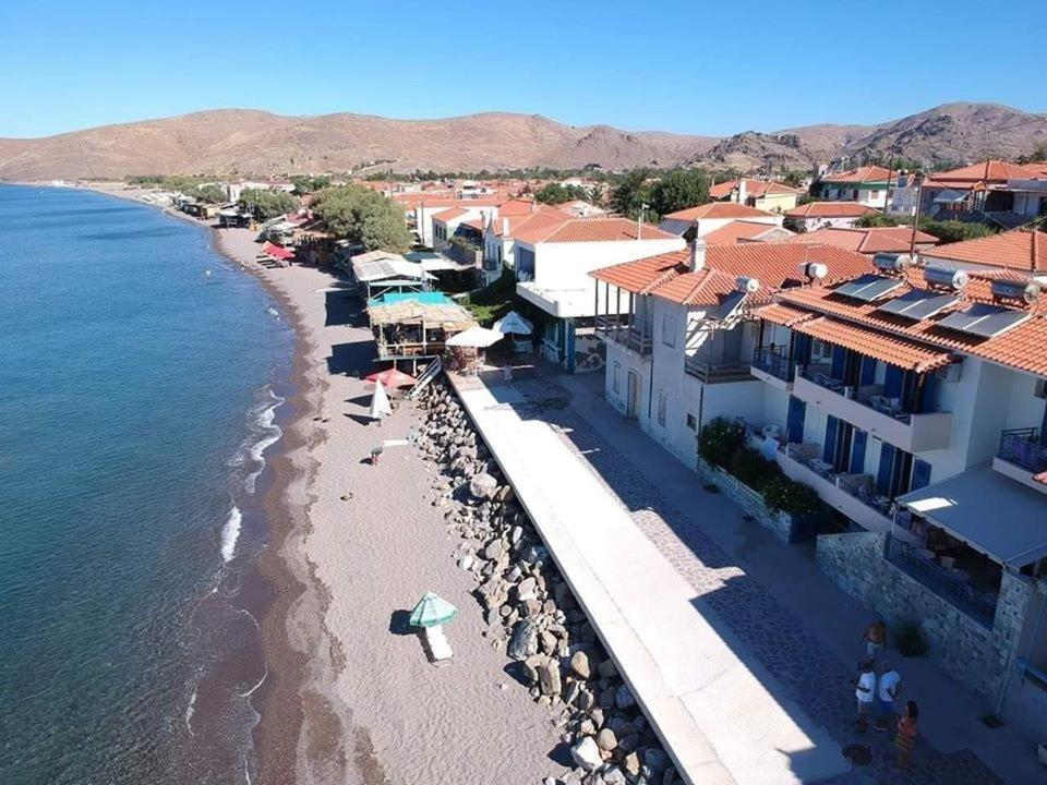 Hotel Kyma Skala Eresou Bagian luar foto